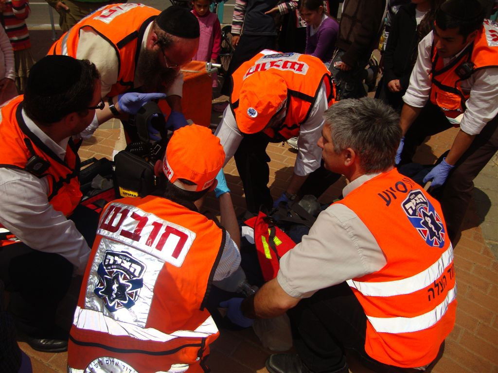 תרגיל באלעד: נפילת טיל כימי