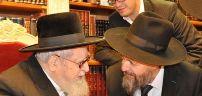 הגרב"צ קוק עם מרן הרב עובדיה