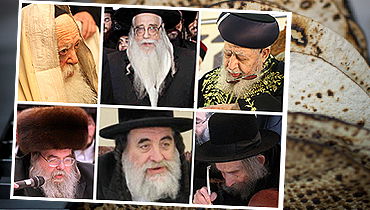 כך נראה ליל הסדר בביתם של גדולי ישראל ● פרויקט פסח