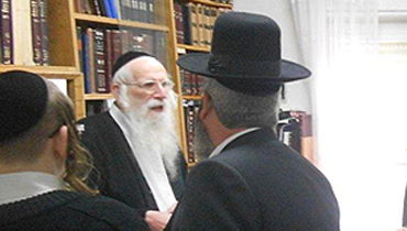 המפגש עם הרב אוירבעך