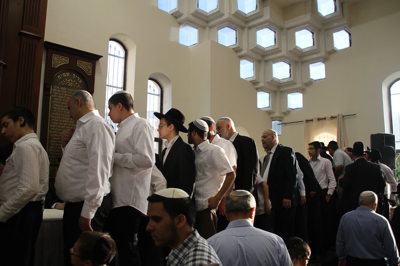 שר המשפטים ערך "הקבלת פני רבו" אצל הרב משה-שלמה עמאר