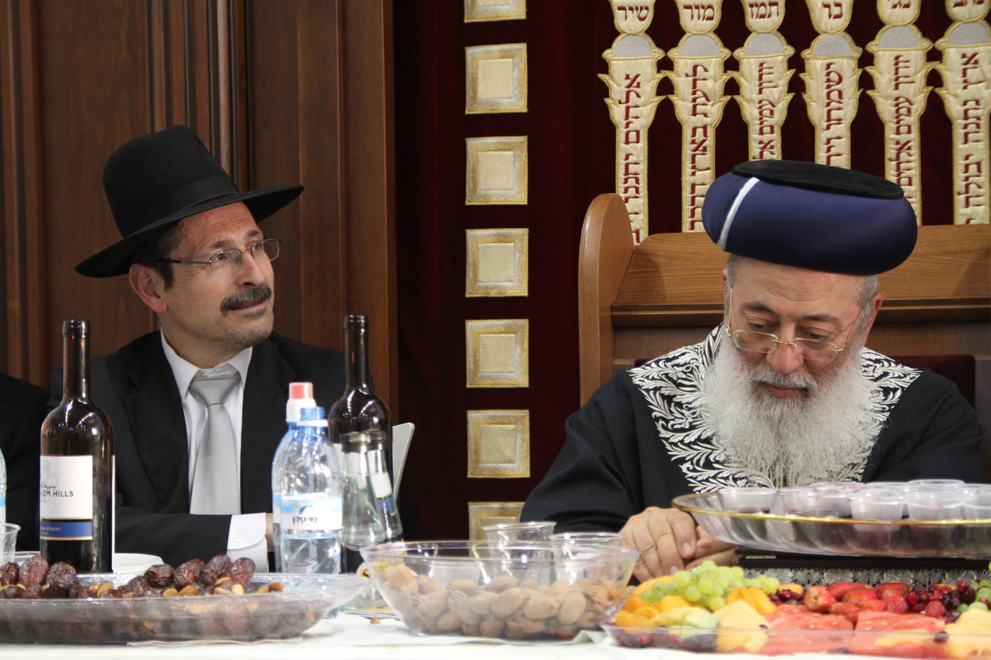 שר המשפטים ערך "הקבלת פני רבו" אצל הרב משה-שלמה עמאר
