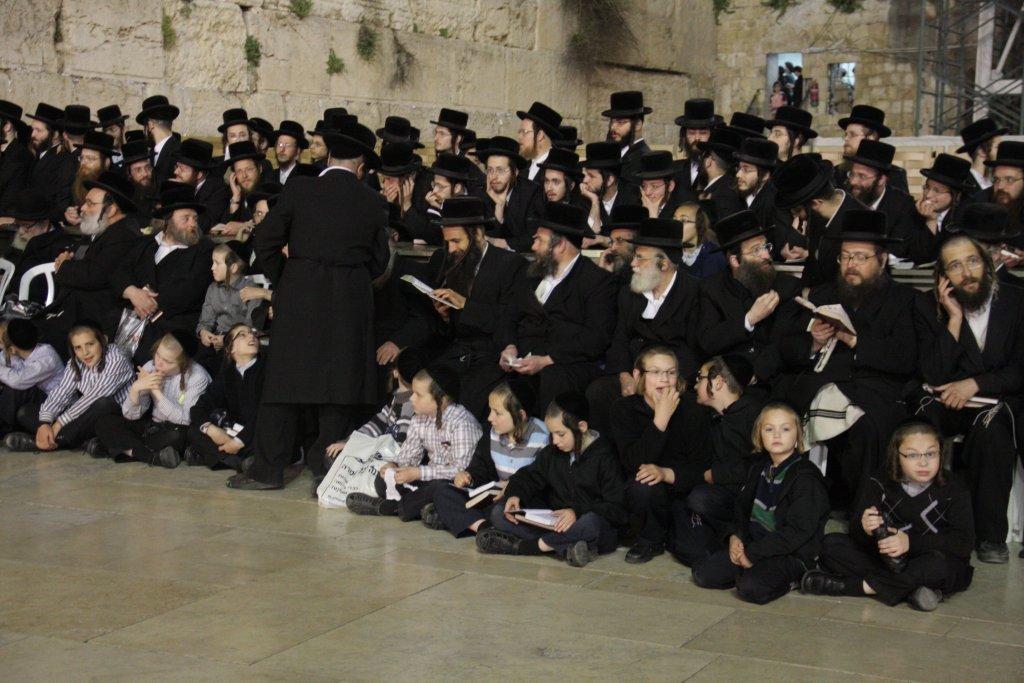 ויז'ניץ לעידן חדש: האדמו"ר התפלל עם החסידים בכותל