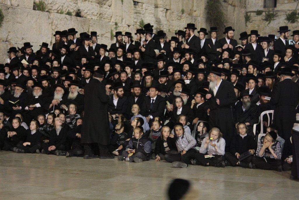ויז'ניץ לעידן חדש: האדמו"ר התפלל עם החסידים בכותל