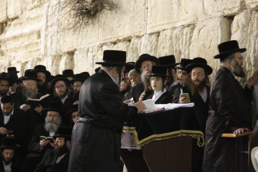 ויז'ניץ לעידן חדש: האדמו"ר התפלל עם החסידים בכותל