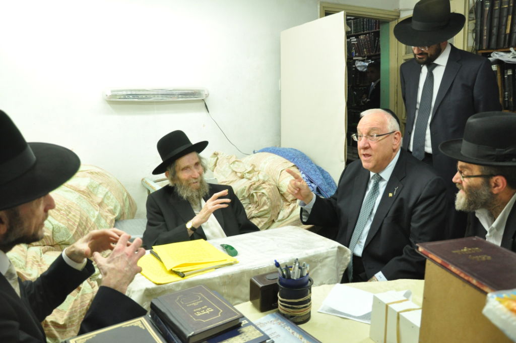 המלחמה על גיוס בני הישיבות: יו"ר הכנסת בבית הרב שטיינמן