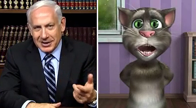 ברכת נתניהו ליום העצמאות: שר עם חתולה "הנה מה טוב ומה נעים"