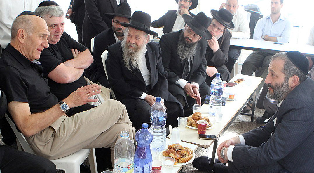 אולמרט ודנקנר עם דרעי