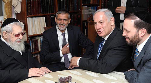 נתניהו עם ראשי ש"ס