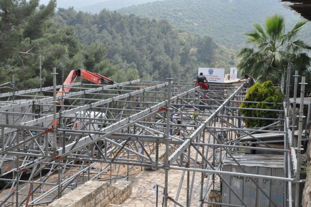 מירון, שבוע לפני: צפו בהכנות להילולת רבי שמעון בר יוחאי