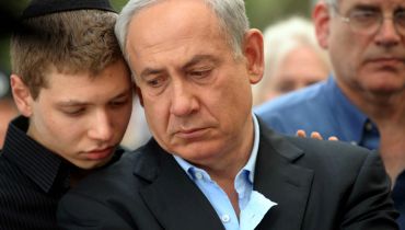 נתניהו בהלויה