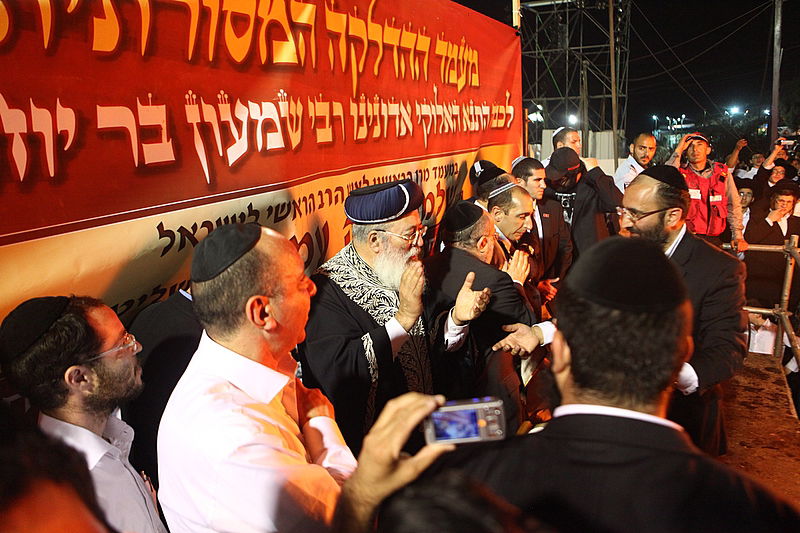 לְכָל יִשְׂרָאֵל הֵאִיר ● הרב עמאר בהדלקה המרכזית בהר מירון