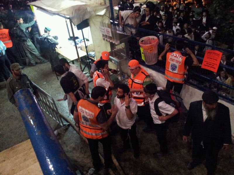 ציון הרשב"י פונה ומתנדבי ההצלה זכו לשאת תפילה