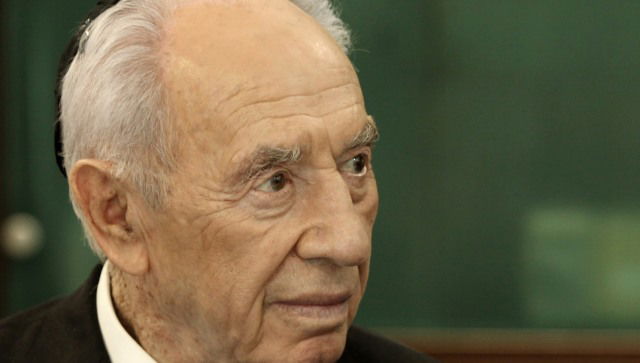 מרגיש מעולה. הנשיא שמעון פרס