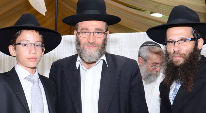 ראשי 'דגל התורה' חגגו בשמחת בנימין ליפקין בכפר-חב"ד