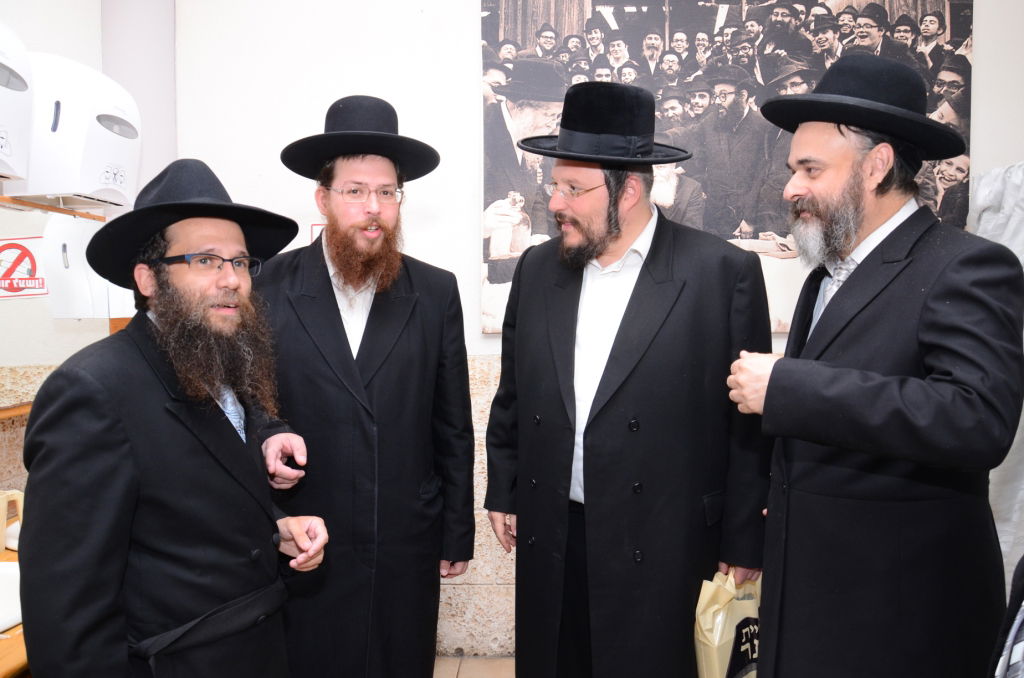 ראשי 'דגל התורה' חגגו בשמחת בנימין ליפקין בכפר-חב"ד