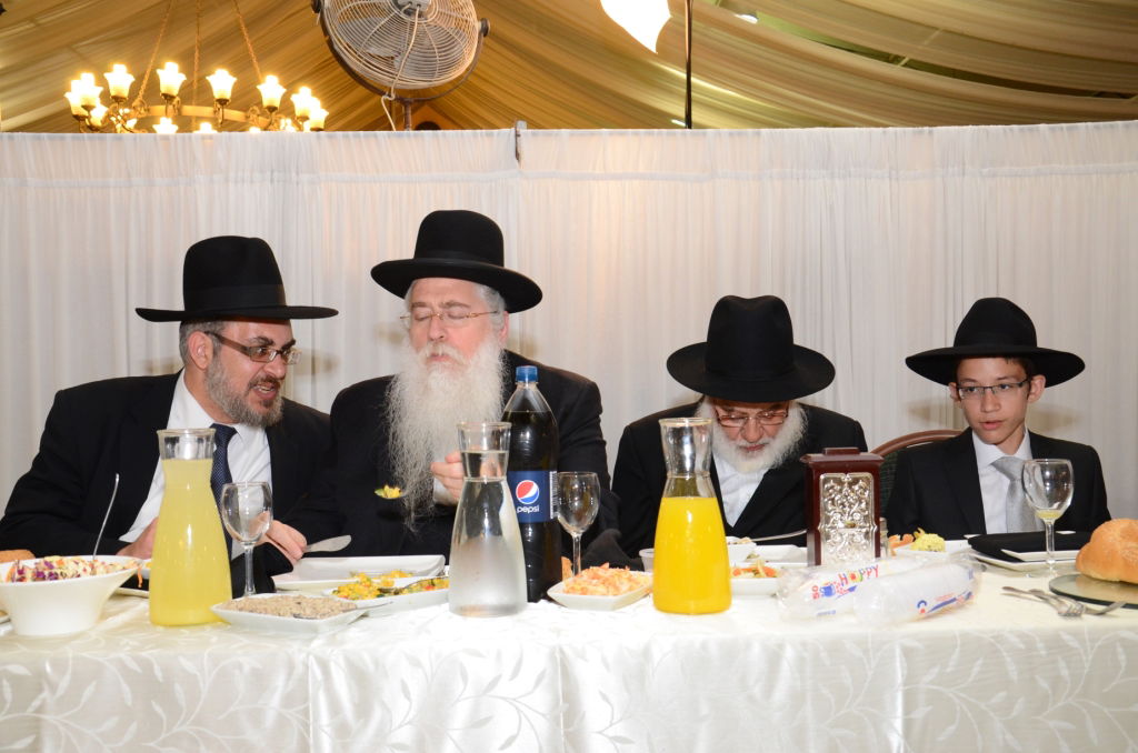 ראשי 'דגל התורה' חגגו בשמחת בנימין ליפקין בכפר-חב"ד