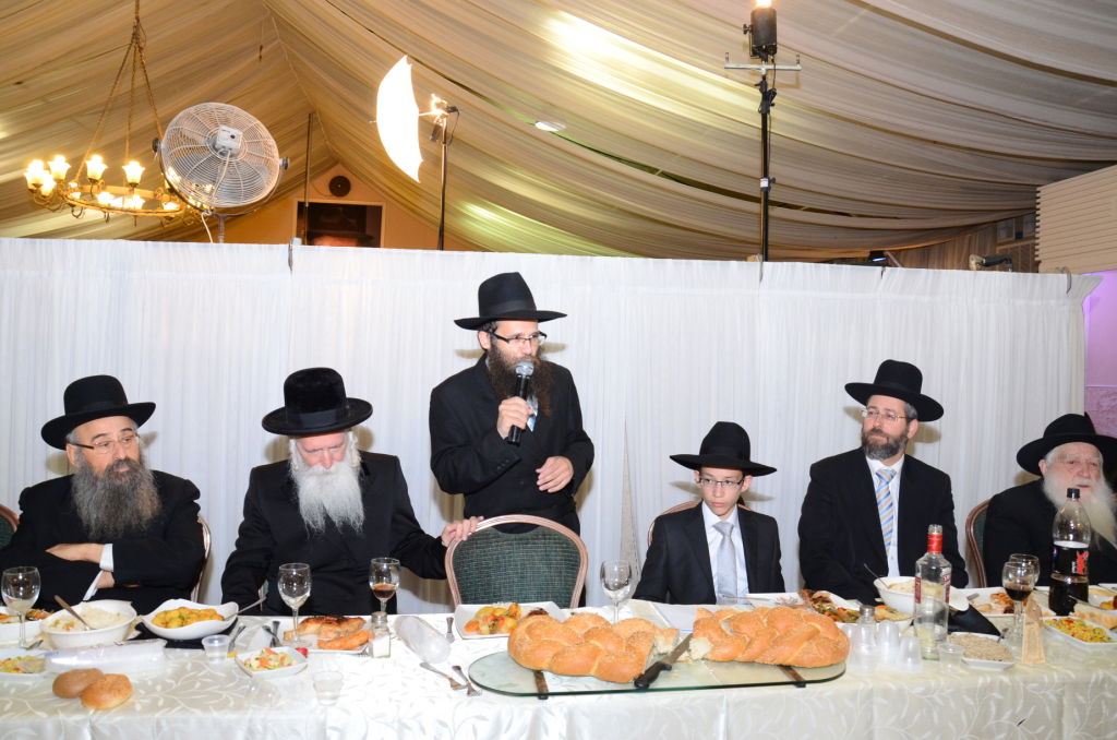ראשי 'דגל התורה' חגגו בשמחת בנימין ליפקין בכפר-חב"ד
