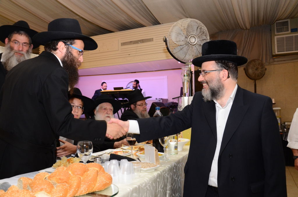 ראשי 'דגל התורה' חגגו בשמחת בנימין ליפקין בכפר-חב"ד
