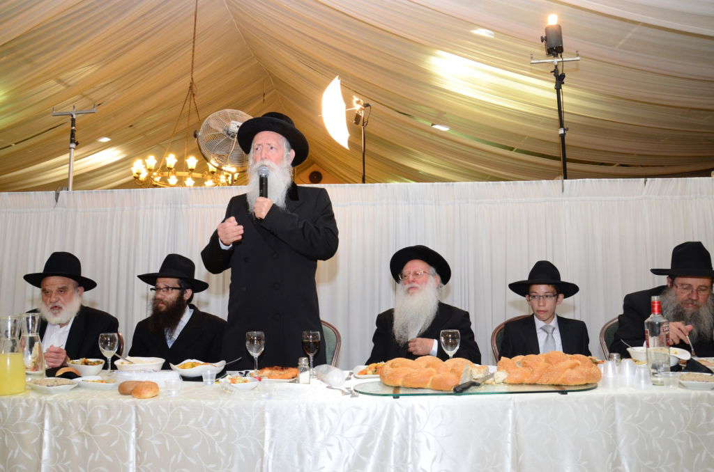 ראשי 'דגל התורה' חגגו בשמחת בנימין ליפקין בכפר-חב"ד