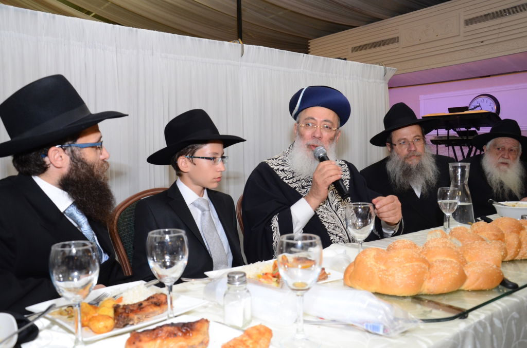 ראשי 'דגל התורה' חגגו בשמחת בנימין ליפקין בכפר-חב"ד