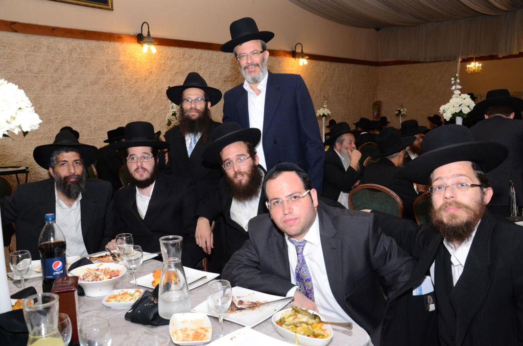 ראשי 'דגל התורה' חגגו בשמחת בנימין ליפקין בכפר-חב"ד
