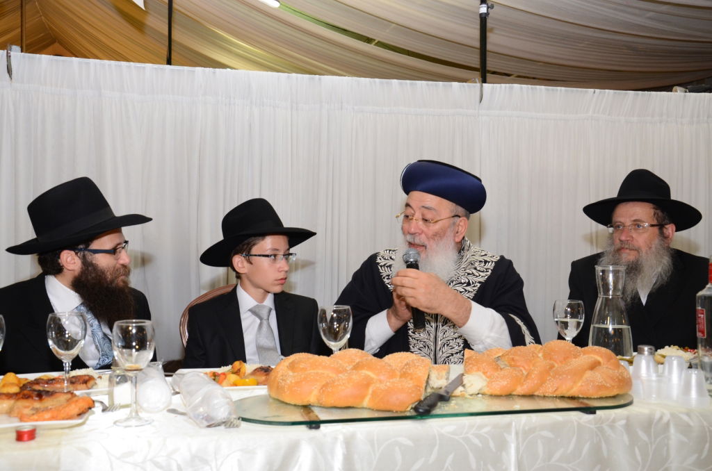 ראשי 'דגל התורה' חגגו בשמחת בנימין ליפקין בכפר-חב"ד