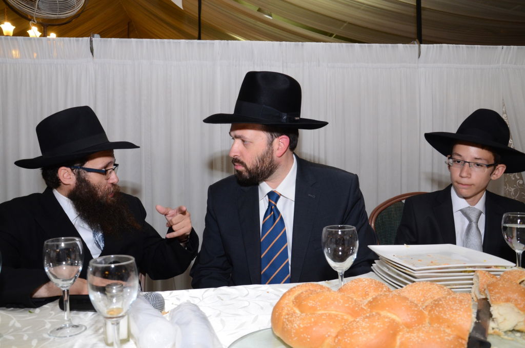 ראשי 'דגל התורה' חגגו בשמחת בנימין ליפקין בכפר-חב"ד