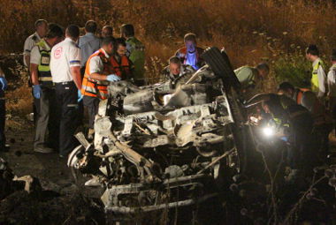 זירת האסון בטבריה