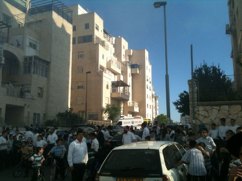 ירושלים: שריפה סמוך לבית-כנסת