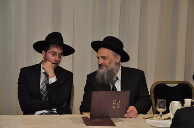 גלריה: אירוסין לבתו של ראש ישיבת בית יהודה עם בנו של ראש כולל בית הלל