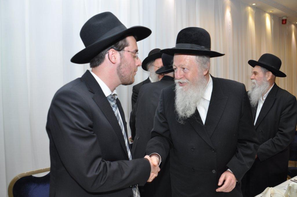 גלריה: אירוסין לבתו של ראש ישיבת בית יהודה עם בנו של ראש כולל בית הלל