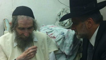 השר ישי במעונו של הרב שטיינמן