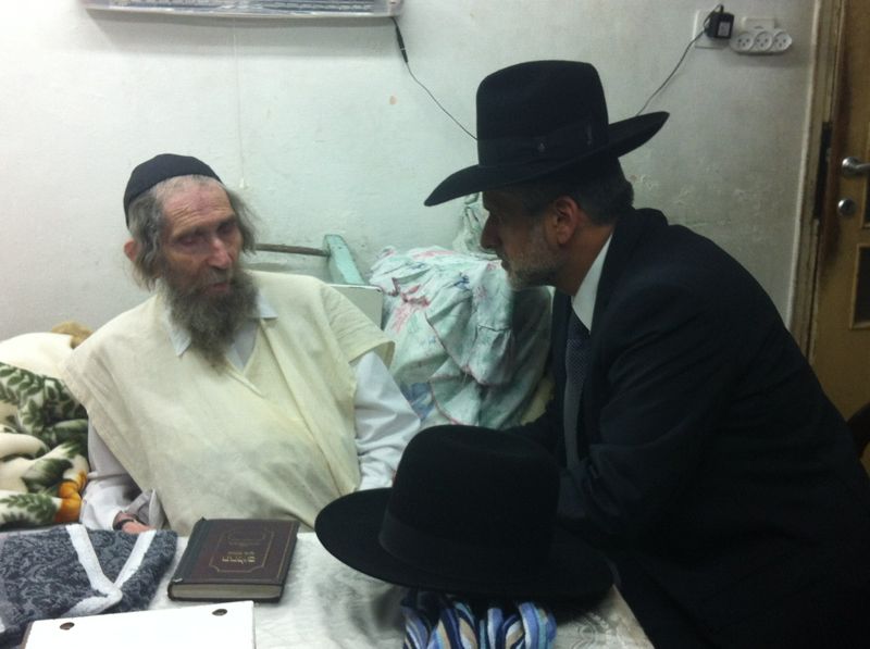 צפו: אלי ישי בביתו של הרב שטיינמן