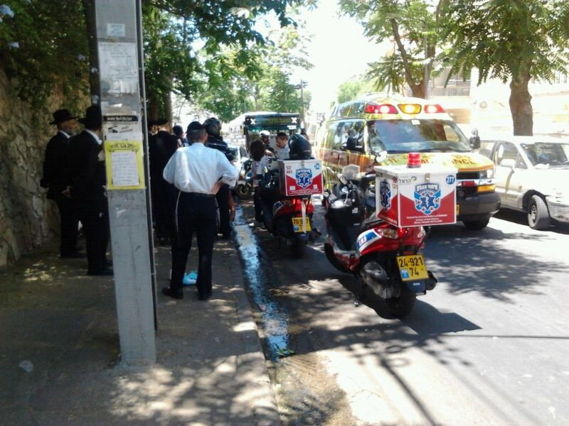 ירושלים: אברך נפצע באורח בינוני ממיניבוס שהסיע ילדים