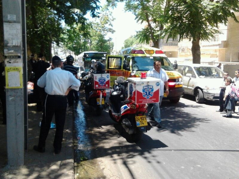 ירושלים: אברך נפצע באורח בינוני ממיניבוס שהסיע ילדים