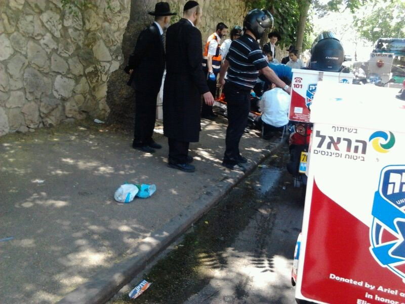 ירושלים: אברך נפצע באורח בינוני ממיניבוס שהסיע ילדים