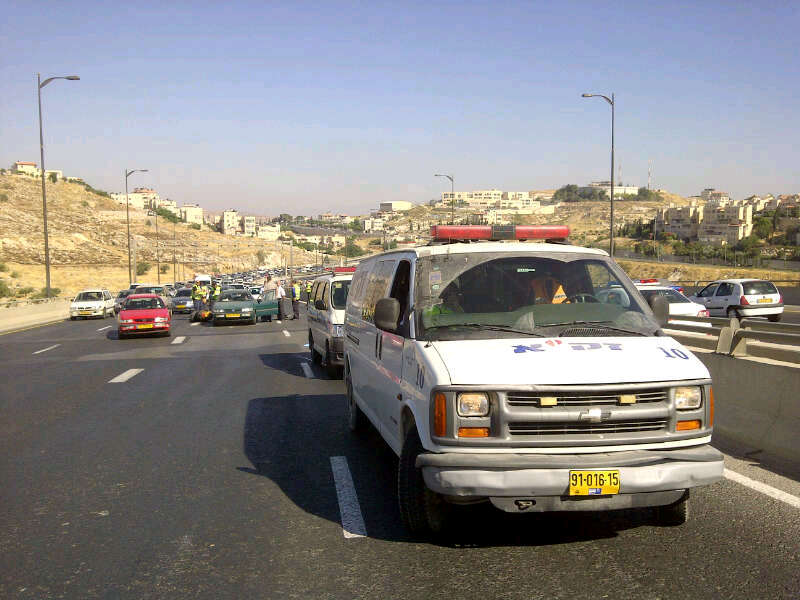 רוכב קטנוע נהרג בתאונת דרכים בירושלים