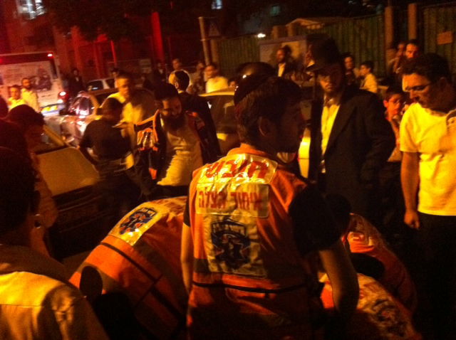 שוד אלים בבני-ברק: נהג חרדי נפצע בינוני, התוקף נעצר