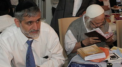 צפו בגלריה: בפתח-תקווה ערכו סעודה לכבוד יו"ר ש"ס