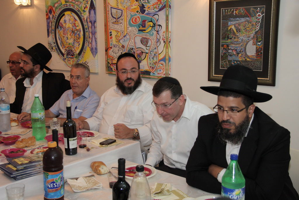 צפו בגלריה: בפתח-תקווה ערכו סעודה לכבוד יו"ר ש"ס