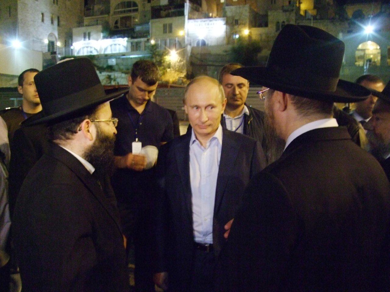 הנשיא ולדימיר פוטין למתפללים בכותל: "שיתקבלו תפילותיכם"