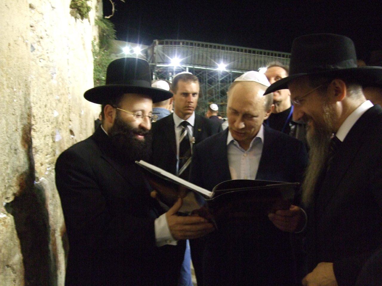 הנשיא ולדימיר פוטין למתפללים בכותל: "שיתקבלו תפילותיכם"