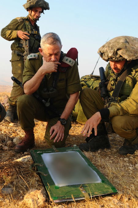 הרמטכ"ל משתתף באימון של גבעתי