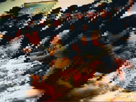 תיעוד נדיר: יצחק שמיר בביקור אצל כ"ק האדמו"ר מויז'ניץ זצ"ל