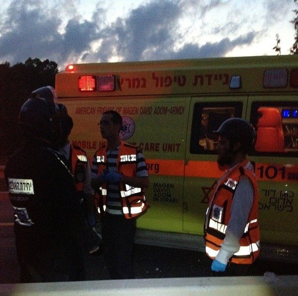 תאונה בכביש 444: 4 משאיות, 4 נפגעים