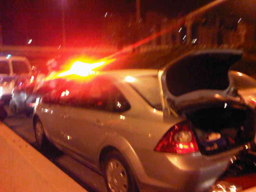 הרב מיכאל לסרי התהפך עם רכבו, נפצע באורח קל