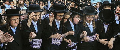 הפגנת הענק בכיכר השבת