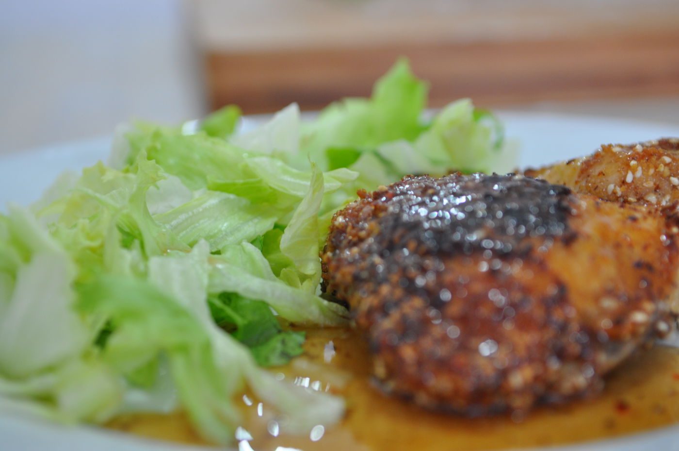 מתכון לעוף מצופה אגוזים