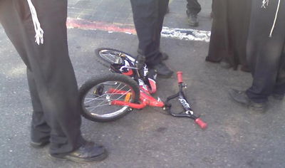 זירת התאונה, אמש